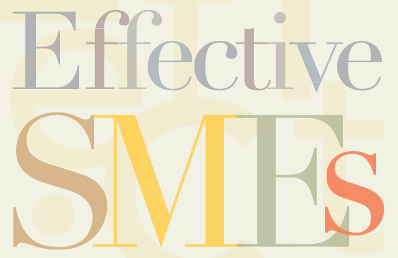 Preview the First Chapter of Effective SMEs!