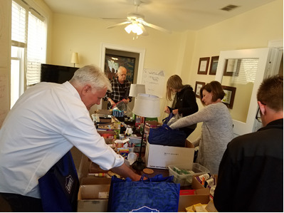 Turpin Cares assembles care packages